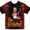 Personalized Gift For Dad The Grillfather BBQ All-over Print T Shirt - Hoodie - Sweatshirt 32636 1