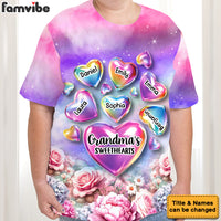 Grandma's Sweethearts Shirt All-over Print T Shirt - Hoodie - Sweatshirt 32637 thumb 1