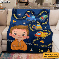 Personalized Gift For Grandkid Affirmation I Am Blanket 32642 thumb 1