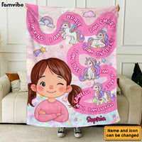 Personalized Gift For Grandkid Affirmation I Am Blanket 32642 thumb 1