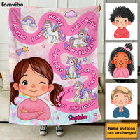 Personalized Gift For Grandkid Affirmation I Am Blanket 32642 thumb 1