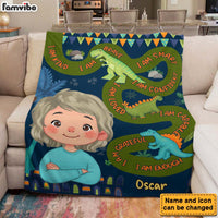 Personalized Gift For Grandkid Affirmation I Am Blanket 32642 thumb 1