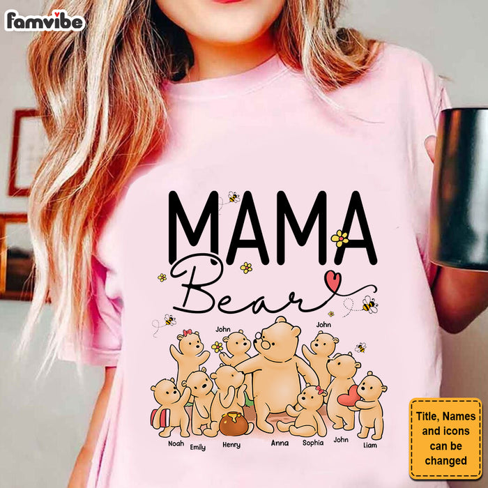 Personalized Gift For Grandma Mamabear Shirt - Hoodie - Sweatshirt 32645 1
