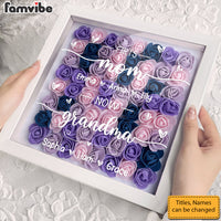 Personalized Gift For Grandma First Now Flower Shadow Box 32646 thumb 1
