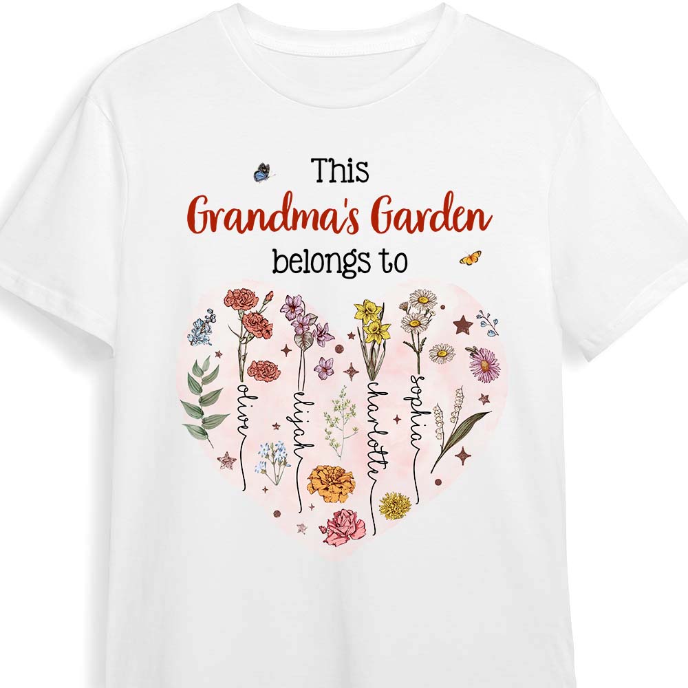 Personalized Gift For Grandma's Garden Belongs To Shirt Hoodie Sweatshirt 32649 Primary Mockup