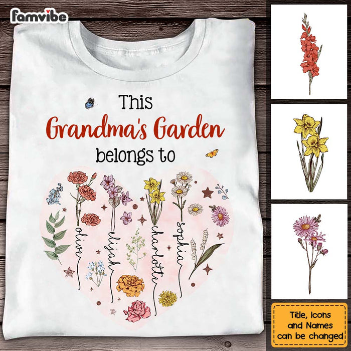 Personalized Gift For Grandma's Garden Belongs To Shirt - Hoodie - Sweatshirt 32649 1