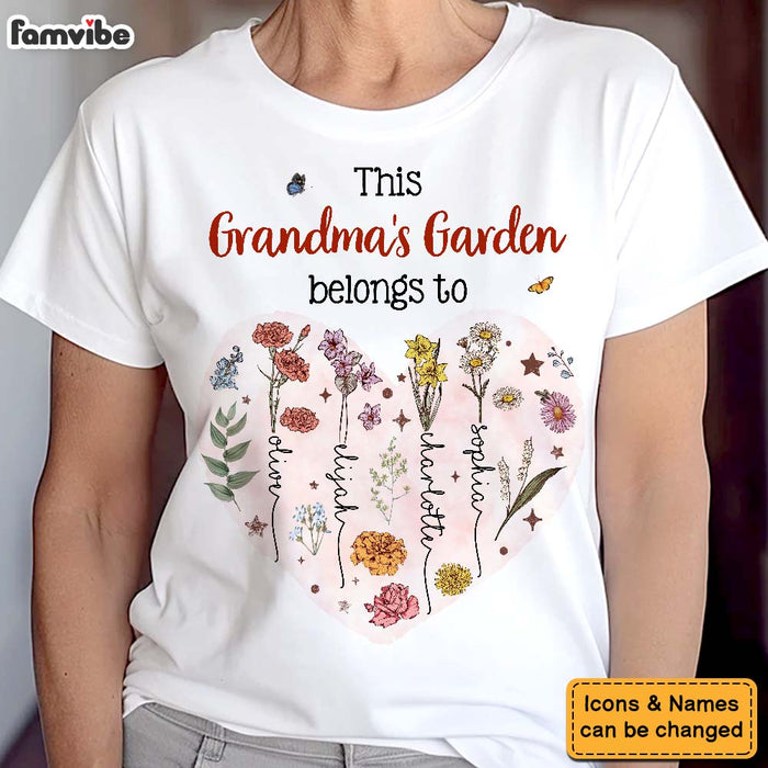Personalized Gift For Grandma's Garden Belongs To Shirt - Hoodie - Sweatshirt 32649 1