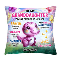 Personalized Gift For Grandson Always Remember You Are Pillow 32650 thumb 1