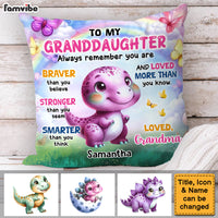 Personalized Gift For Grandson Always Remember You Are Pillow 32650 thumb 1