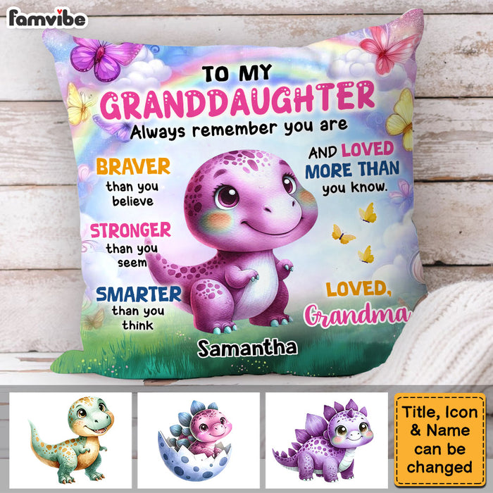 Personalized Gift For Grandson Always Remember You Are Pillow 32650 1