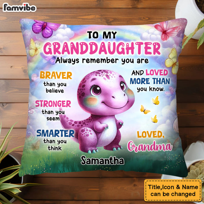 Personalized Gift For Grandson Always Remember You Are Pillow 32650 1