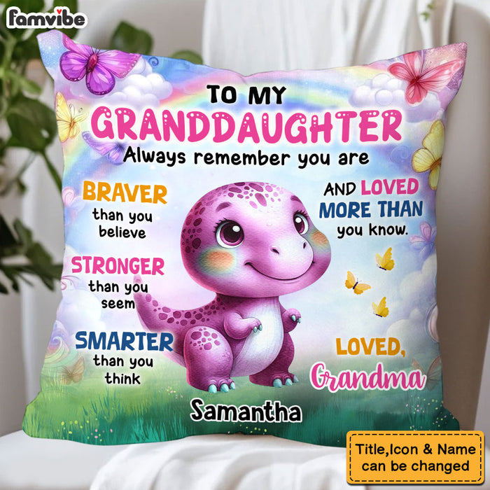 Personalized Gift For Grandson Always Remember You Are Pillow 32650 1
