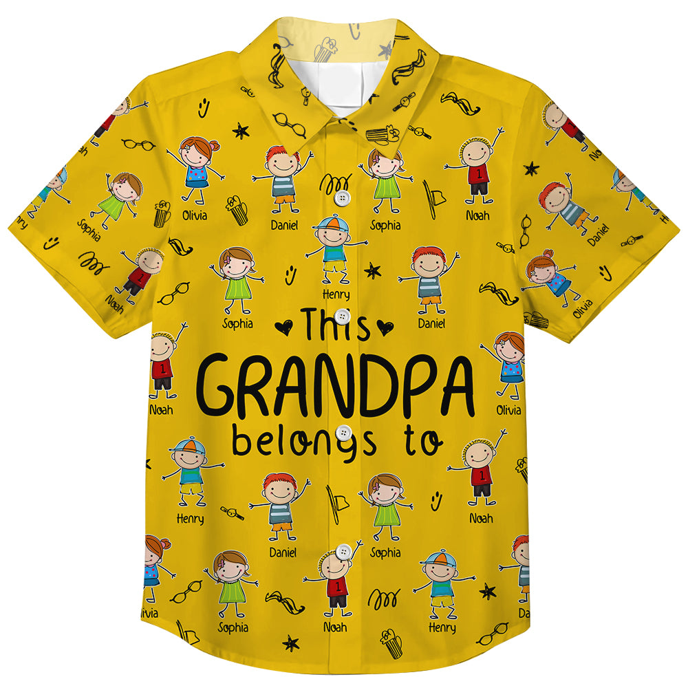 Personalized Gift for Grandpa Belongs To Hawaiian Shirt 32654 Primary Mockup