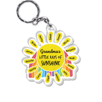 Personalized Gift For Grandma's Rays Of Sunshine Acrylic Keychain 32657 thumb 1
