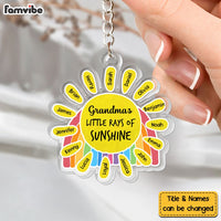 Personalized Gift For Grandma's Rays Of Sunshine Acrylic Keychain 32657 thumb 1