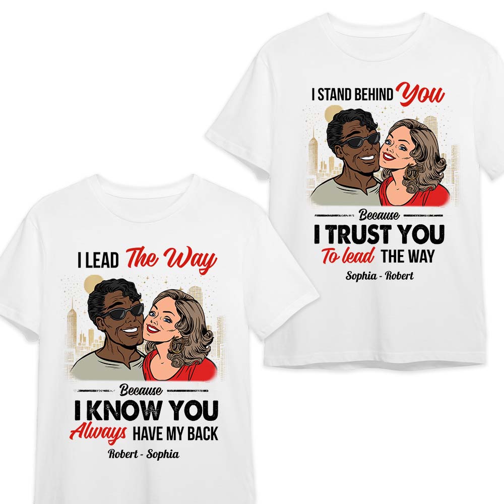 I Lead The Way Gift For Couple T Shirt 32660 Primary Mockup