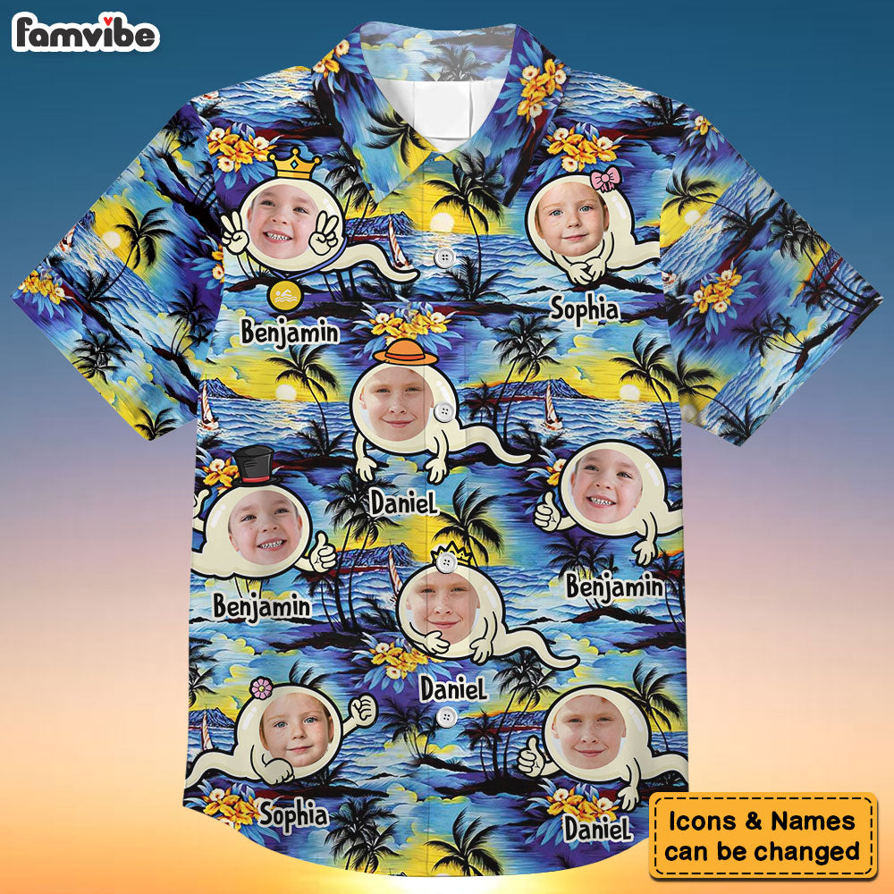 Personalized Gift Daddy's Champions Hawaiian Shirt 32663 Primary Mockup