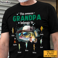 Personalized Gift For Fishing Grandpa Belongs To Shirt - Hoodie - Sweatshirt 32668 thumb 1