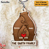 Personalized Our Family Wood Keychain 32671 1