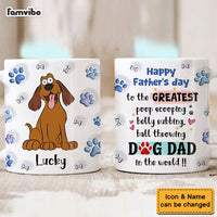 Gift For Dog Dad Belly Rubbing 3D Inflated Print Mug 32674 thumb 1