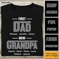 Personalized Gift For Grandpa First Dad Checkered Shirt - Hoodie - Sweatshirt 32675 thumb 1