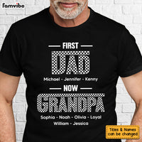 Personalized Gift For Grandpa First Dad Checkered Shirt - Hoodie - Sweatshirt 32675 thumb 1