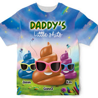 Gift For Dad Funny Little Sh*t All-over Print All-over Print T Shirt - Hoodie - Sweatshirt 32677 thumb 1