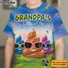 Gift For Grandpa Funny Little Sh*t All-over Print All-over Print T Shirt - Hoodie - Sweatshirt 32678 1