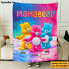 Personalized Gift For Mom Grandma Bear Colorful All-over Print T-shirt Blanket 32679 1