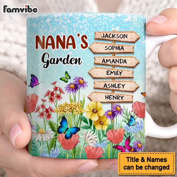 Personalized Gift For Grandma's Garden Mug 32682 1