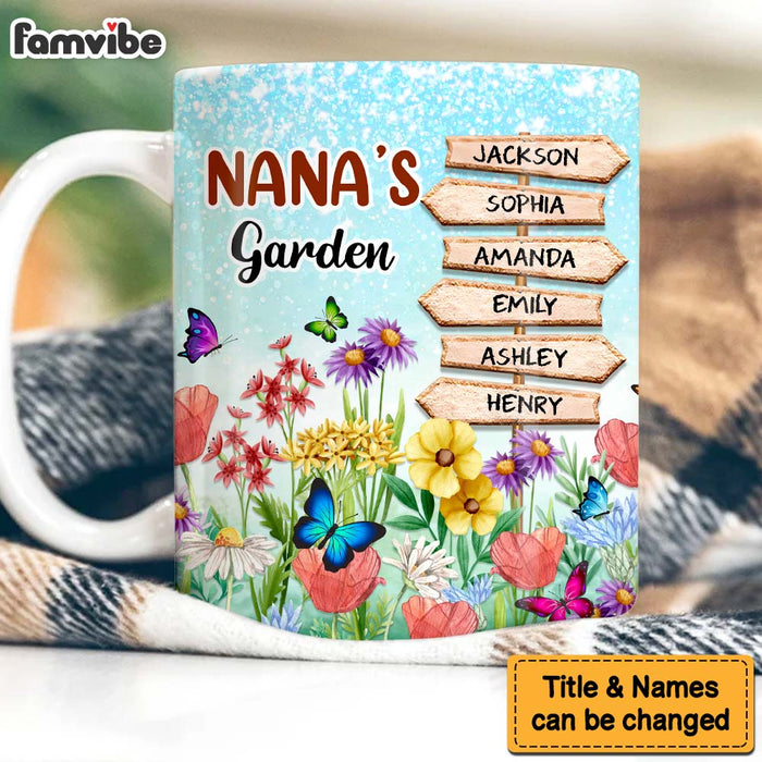 Personalized Gift For Grandma's Garden Mug 32682 1
