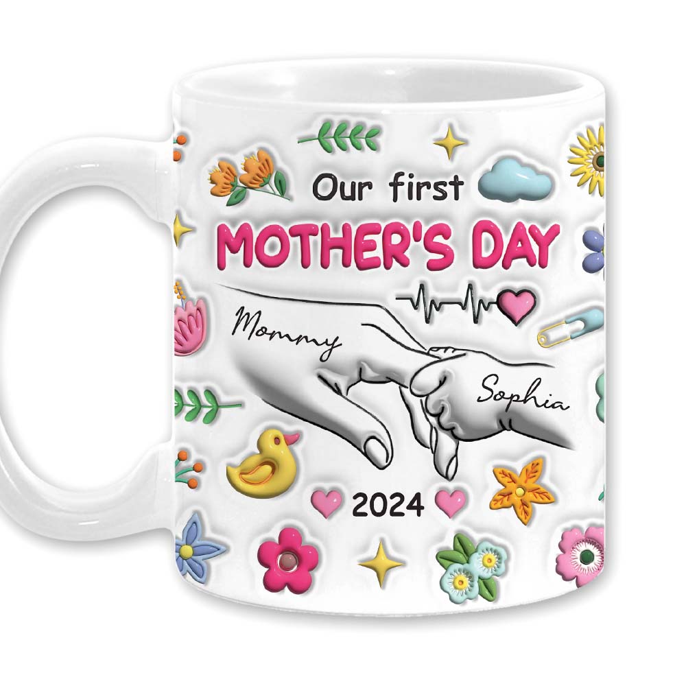 Personalized Gift For First Mother's Day Mug 32683 Primary Mockup