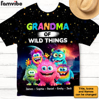 Personalized Gift For Grandma Of  Wild Things All-over Print T Shirt - Hoodie - Sweatshirt 32687 thumb 1