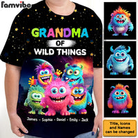 Personalized Gift For Grandma Of  Wild Things All-over Print T Shirt - Hoodie - Sweatshirt 32687 thumb 1