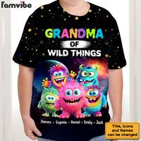 Personalized Gift For Grandma Of  Wild Things All-over Print T Shirt - Hoodie - Sweatshirt 32687 thumb 1