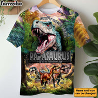 Personalized Gift For Papasaurus All-over Print T Shirt 32689 thumb 1