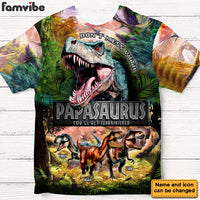 Personalized Gift For Papasaurus All-over Print T Shirt 32689 thumb 1