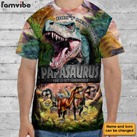 Personalized Gift For Papasaurus All-over Print T Shirt 32689 thumb 1