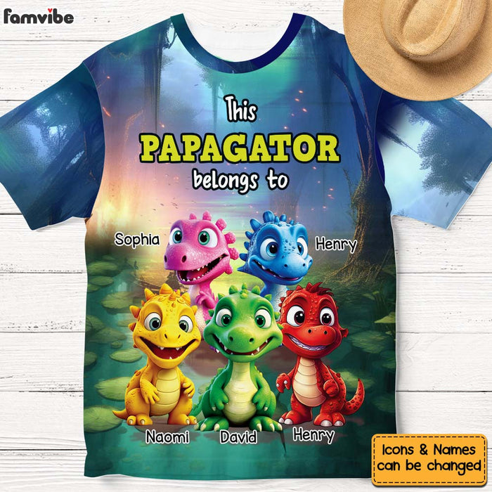 Personalized Gift For Grandpa Papagator Belongs To All-over Print T Shirt - Hoodie - Sweatshirt 32691 1