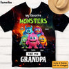 Personalized Gift For Grandpa My Favorite Little Monsters Call Me Grandpa All-over Print T Shirt 32695 1