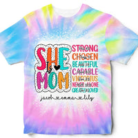 Personalized She Is Mom All-over Print T Shirt - Hoodie - Sweatshirt 32698 thumb 1