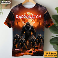 Personalized Gift For Dad Squatch All-over Print T Shirt 32700 thumb 1
