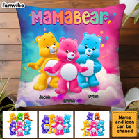 Personalized Gift For Mom Grandma Bear Colorful Pillow 32705 thumb 1
