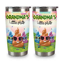 Personalized Gift For Grandma Funny Little Things Steel Tumbler 32706 thumb 1