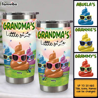 Personalized Gift For Grandma Funny Little Things Steel Tumbler 32706 thumb 1