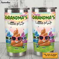 Personalized Gift For Grandma Funny Little Things Steel Tumbler 32706 thumb 1