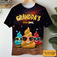 Personalized Gift For Grandpa Funny Little Sh*t All-over Print T Shirt - Hoodie - Sweatshirt 32707 thumb 1