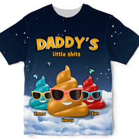 Gift For Dad Funny Little Sh*t All-over Print T Shirt - Hoodie - Sweatshirt 32708 thumb 1
