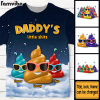 Gift For Dad Funny Little Sh*t All-over Print T Shirt - Hoodie - Sweatshirt 32708 thumb 1