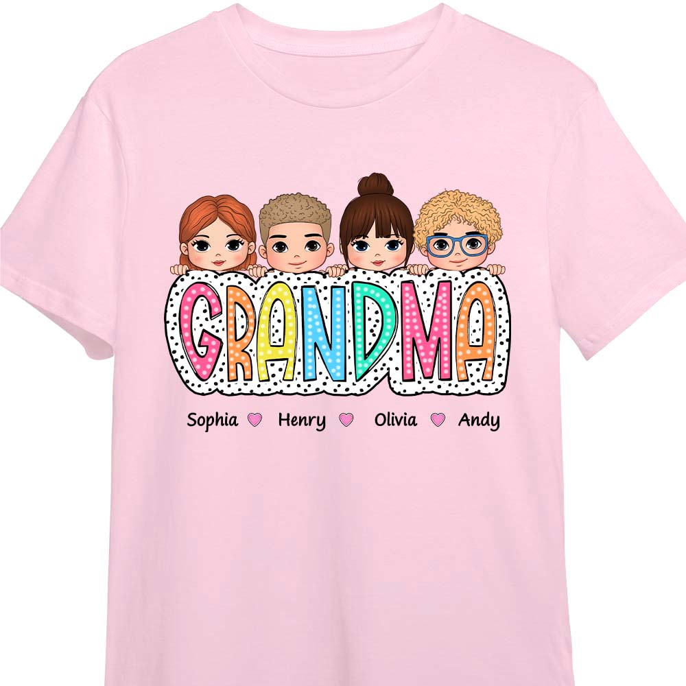 Personalized Gift For Grandma Dalmatian Dots Shirt Hoodie Sweatshirt 32718 Primary Mockup